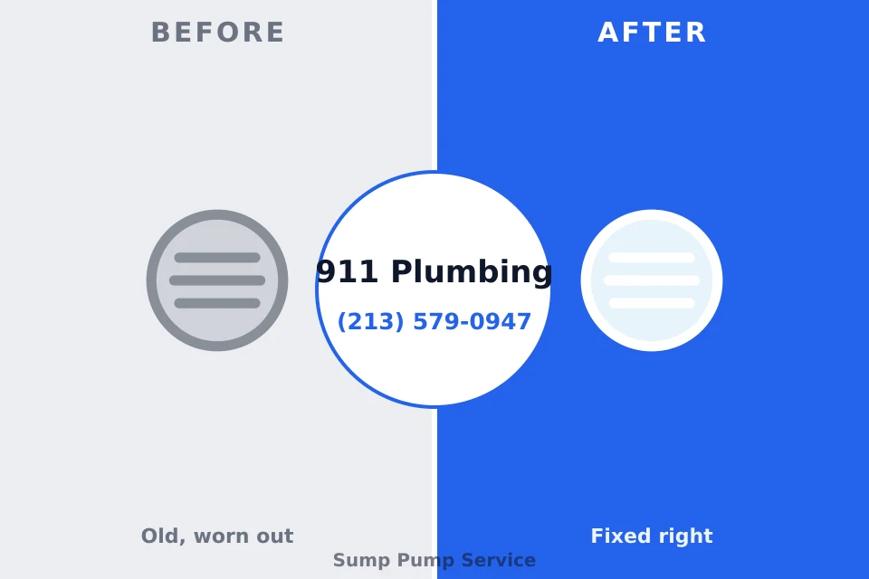 Before and after: plumbing repair Melcher-Dallas, IA